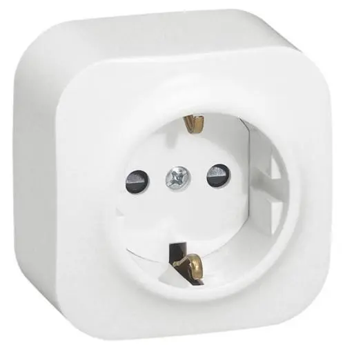 Розетка 2К+З Legrand Forix біла