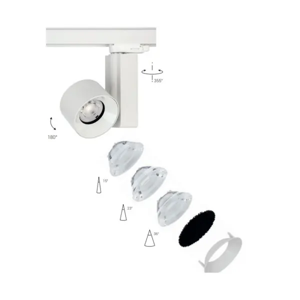 Трековый светильник Nowodvorski 8757 CTLS Nea LED 20W 3000K 1600Lm IP20 белый - фото №1