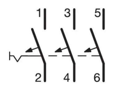 Автомат електроживлення NDN332 (3p, D, 32А) Hager - фото №1