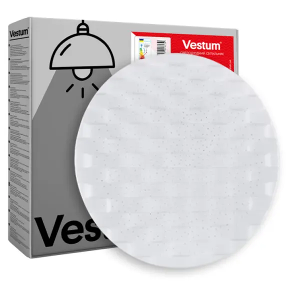 Світлодіодний світильник Vestum CELL зоряне небо 16Вт 255x50мм 4000К