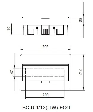 Щит Eaton Moeller BC-U-1/12-ECO - фото №3 Щит Eaton Moeller BC-U-1/12-ECO - фото №3