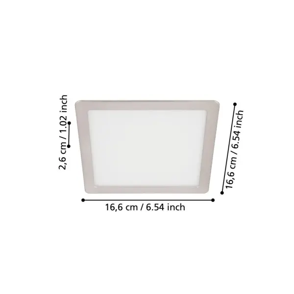 Точковий світильник Eglo 99168 Fueva LED 1x10.5W 4000K 1200Lm IP20 білий - фото №3 Точковий світильник Eglo 99168 Fueva LED 1x10.5W 4000K 1200Lm IP20 білий - фото №3