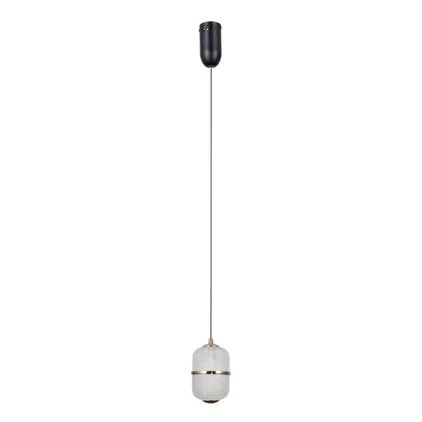 Подвесной светильник, люстра Italux PND-34375-1-BK Alani LED 1x6W 3000K 588Lm IP20 черный