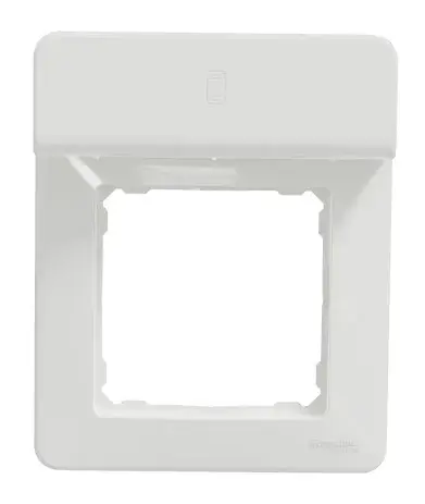 Рамка Schneider Electric Sedna Design с подставкой для мобильного белая SDD311809 - фото №4 Рамка Schneider Electric Sedna Design с подставкой для мобильного белая SDD311809 - фото №4