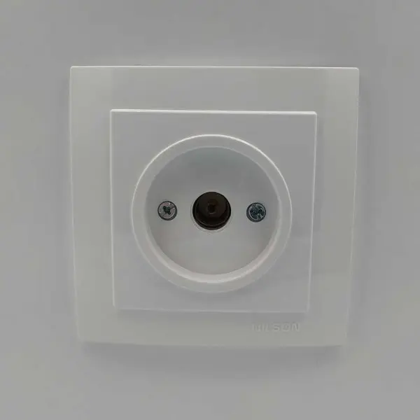 Розетка Nilson Touran белая TV ( 24111029 ) - фото №1