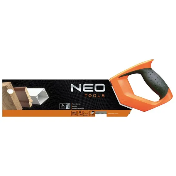 Пила для стусла Neo Tools 41-096 11TPI 350мм - фото №1 Пила для стусла Neo Tools 41-096 11TPI 350мм - фото №1