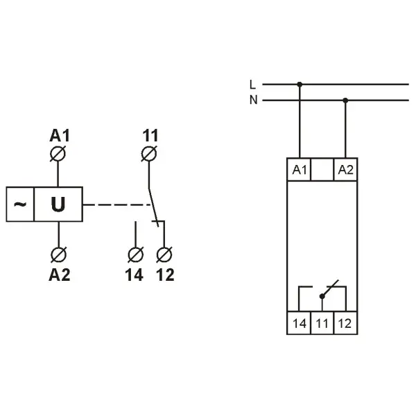 Реле контролю напруги Promfactor FRV11 220В - фото №1