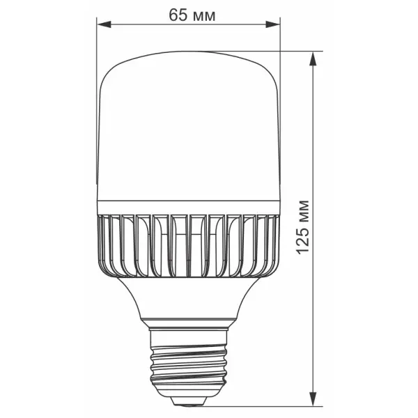 Світлодіодна лампа Videx A65 E27 20Вт 5000K (VL-A65-20275) - фото №1