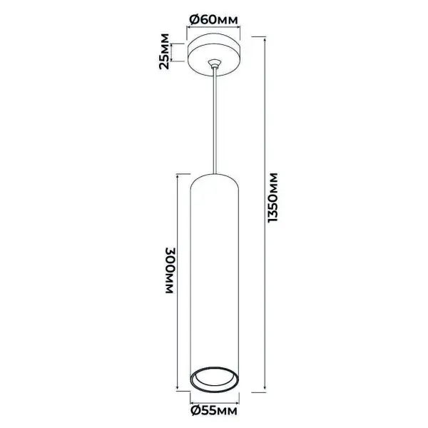 Светильник накладной (подвесной) точечный светильник HAVANA-P белый GU10 IP20 Violux ( 340011 ) - фото №5