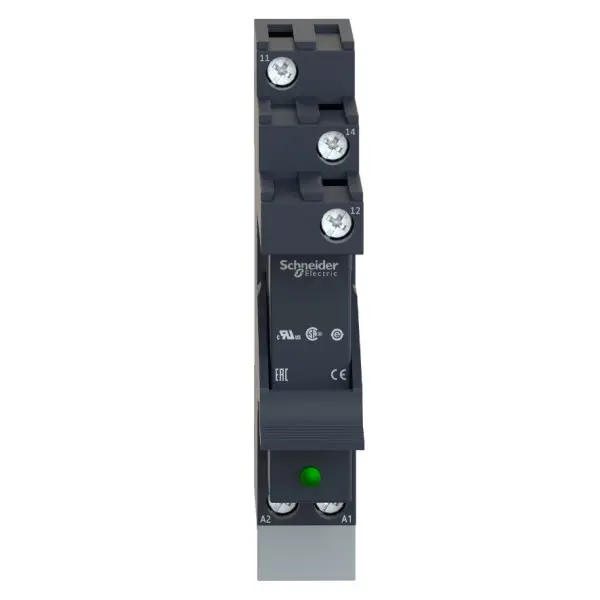 Цоколь Schneider Electric Harmony RSB1A120JDPV 12А 1CO 12В - фото №2