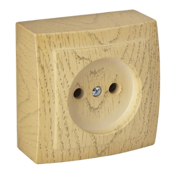 Розетка Nilson Themis клен 1-на без заземлення ( 26281015 )