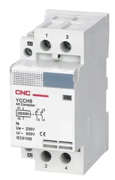 Модульный контактор CNC YCCH6-25 4Р 220В 4NO (Б00028778)