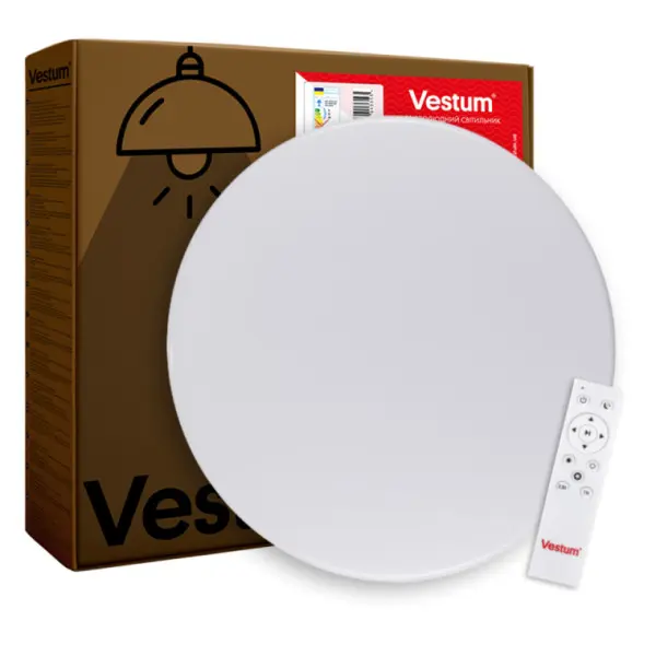 Матовый светильник Vestum SIMPLE 60Вт 375x60мм 3000К-6500К