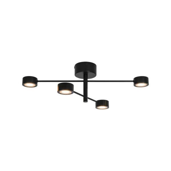 Люстра Nordlux 2412260103 Clyde LED 4x14W 2700K 350Lm IP20 черная - фото №2
