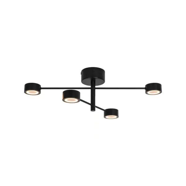 Люстра Nordlux 2412260103 Clyde LED 4x14W 2700K 350Lm IP20 черная - фото №3