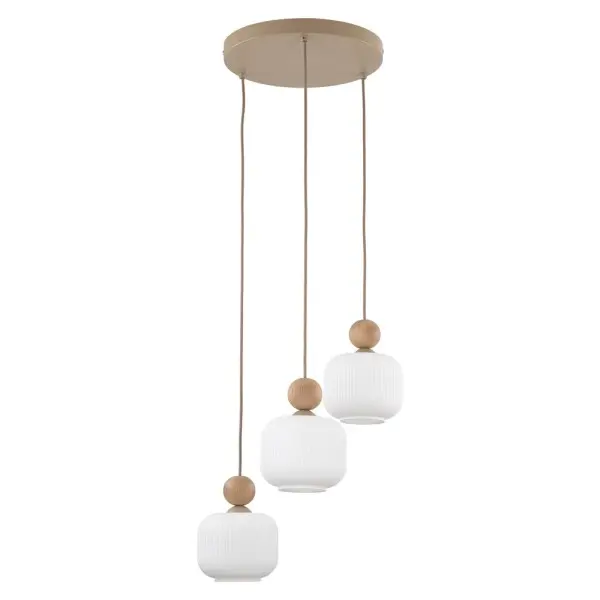 Подвесной светильник, люстра TK Lighting 11050 Ballo E14 3x10W IP20 бежевый Подвесной светильник, люстра TK Lighting 11050 Ballo E14 3x10W IP20 бежевый