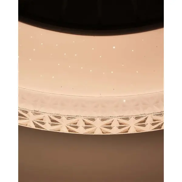 Люстра с вентилятором, светильник потолочный с пультом Goldlux 341297 Egypt LED 1x48W 3000K/4000K/6500K 5300Lm IP20 белая - фото №2