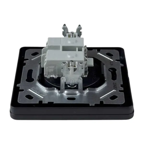 Розетка Nilson Selene антрацит 1-на без заземлення ( 23362515 ) - фото №2