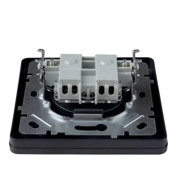 Розетка Nilson Selene антрацит 1-на без заземлення ( 23362515 ) - фото №3