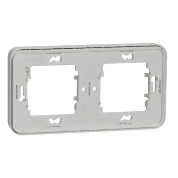 Горизонтальная 2-постовая рамка Schneider Electric MUR39101 IP55 (белая) - фото №1 Горизонтальная 2-постовая рамка Schneider Electric MUR39101 IP55 (белая) - фото №1