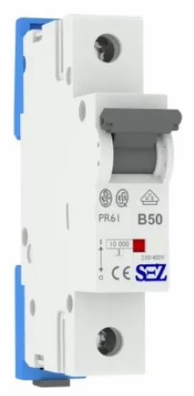 Однополюсный автомат SEZ 61 B 50А (PR61B50А)