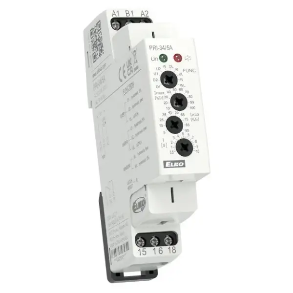 Реле контролю струму Elko-Ep PRI-34 5A AC/DC 24-240В