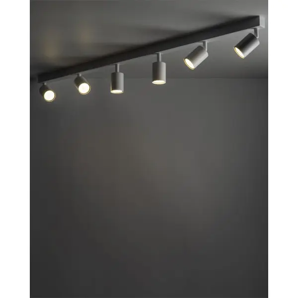 Світильник поворотний, спот TK Lighting 11369 Nex GU10 6x10W IP20 білий - фото №1 Світильник поворотний, спот TK Lighting 11369 Nex GU10 6x10W IP20 білий - фото №1