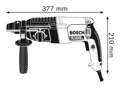 Перфоратор Bosch GBH 2-26 DRE Professional - фото №1