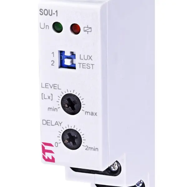 Сутінкове реле ETI 002470011 SOU-1 230V AC (1x16A AC1) - фото №3 Сутінкове реле ETI 002470011 SOU-1 230V AC (1x16A AC1) - фото №3