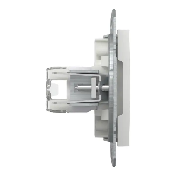 Комп'ютерна розетка RJ45 подвійна UTP cat.5e Schneider Electric Asfora без рамки біла (EPH4470121) - фото №1 Комп'ютерна розетка RJ45 подвійна UTP cat.5e Schneider Electric Asfora без рамки біла (EPH4470121) - фото №1