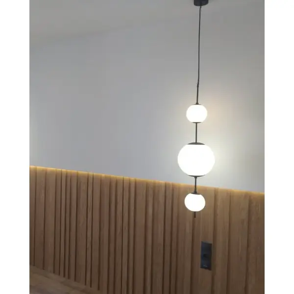 Підвісний світильник, люстра Pikart 24905-4 Bubbles 1 LED 1x10W 4000K IP20 чорний - фото №1