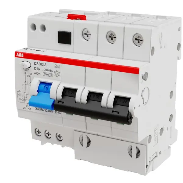 Диф.выключатель ABB DS203 A-C16/0.03