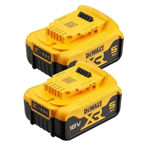 Аккумуляторная батарея DeWALT DCB184P2 XR Li-Ion 18В 5Ач 2шт Аккумуляторная батарея DeWALT DCB184P2 XR Li-Ion 18В 5Ач 2шт