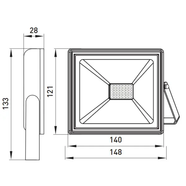 Світлодіодний прожектор E.Next e.LED.flood.stand.30.6000 30Вт 6000К - фото №3