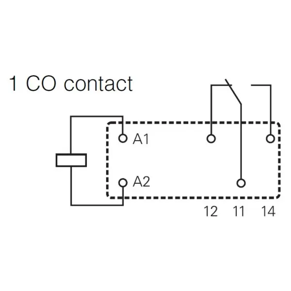 Силовое реле Schrack RT214730 230B AC 12А - фото №1
