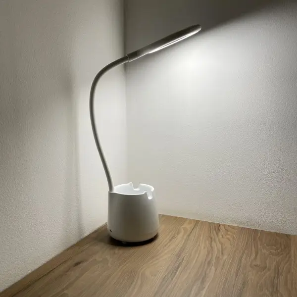 Настольная лампа с аккумулятором LED BASKET 6W 4200К белая Violux ( 540004 ) - фото №1