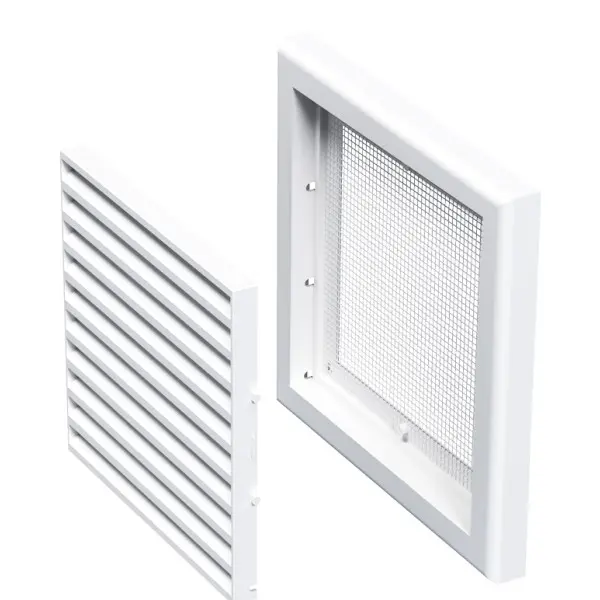 Решітка Vents МВ 121с біла 154х154 Решітка Vents МВ 121с біла 154х154