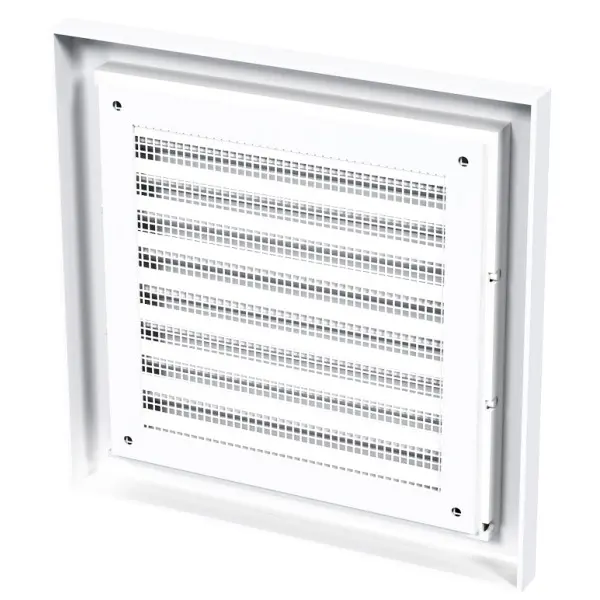 Решітка Vents МВ 121с біла 154х154 - фото №1 Решітка Vents МВ 121с біла 154х154 - фото №1