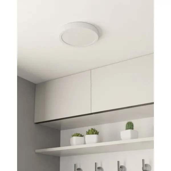 Потолочный светильник Eglo 99216 Fueva LED 1x16.5W 3000K 2000Lm IP20 белый - фото №1