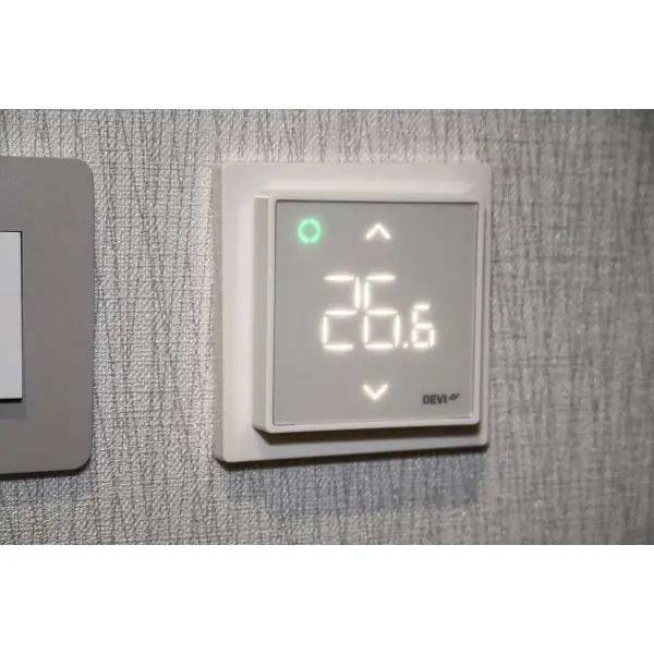 Терморегулятор Devi Smart (+5+45С) Wi-Fi 85х85мм 16A белый (140F1141) - фото №2