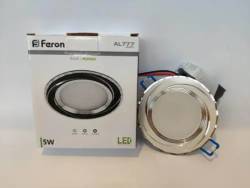 Светодиодный точечный светильник Feron AL777 5Вт 4000K - фото №4