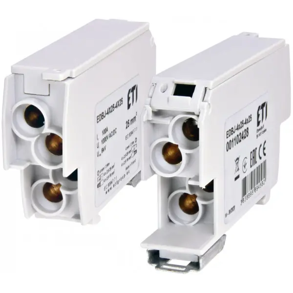 Распределительный блок ETI EDBJ-4x25-4x25 100A 1000В AC/1500В DC (1102428) Распределительный блок ETI EDBJ-4x25-4x25 100A 1000В AC/1500В DC (1102428)