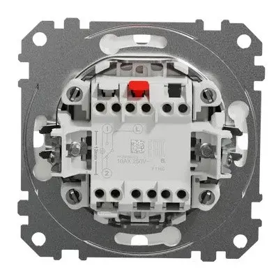 Одноклавішний перемикач Schneider Electric Sedna Design & Elements з кришкою IP44 чорний SDD214106 - фото №3