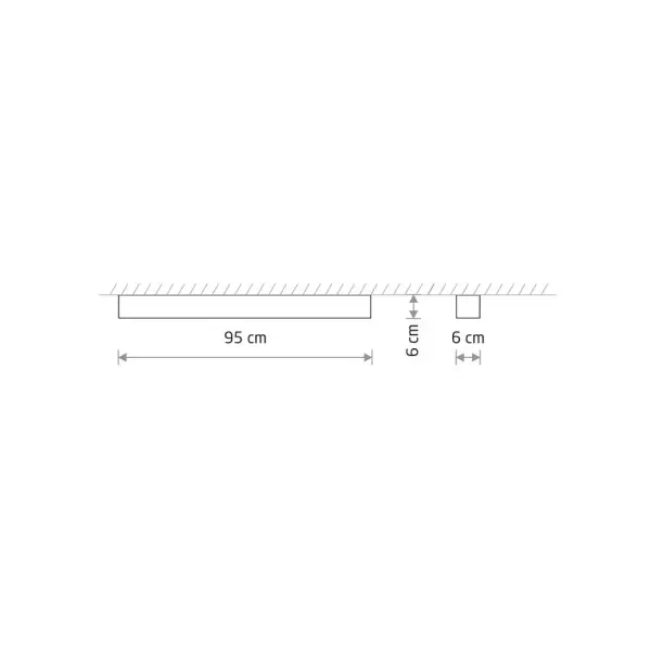 Світильник стельовий Nowodvorski 7546 Soft LED T8LED 1x16W 3000K 2300Lm IP20 білий - фото №3