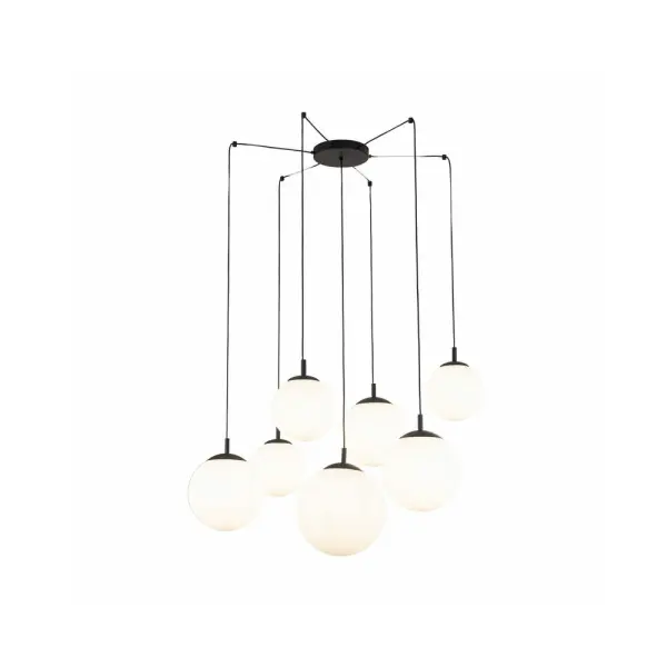 Подвесной светильник TK Lighting 4794 Esme E27 7x15W IP20 Bk - фото №2