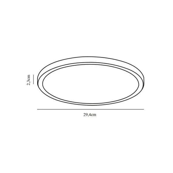 Світильник стельовий Nordlux 50046104 Oja LED 1x17W 2700K 1600Lm IP54 бежевий - фото №3