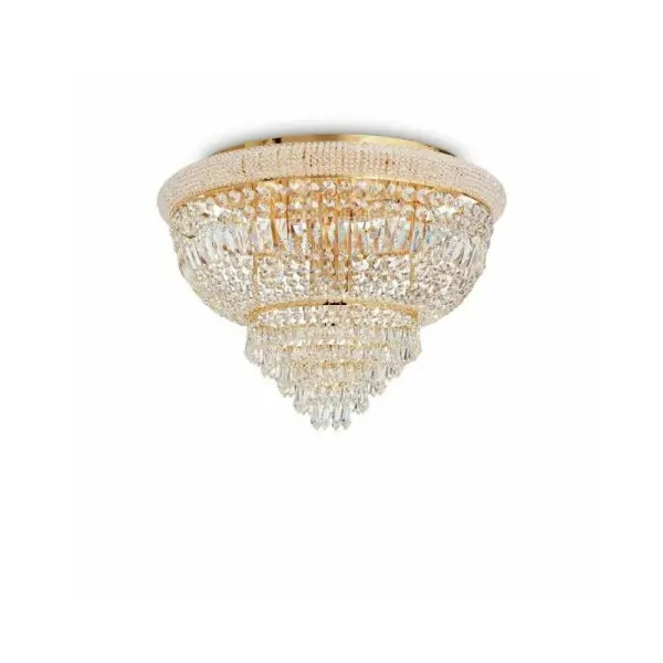 Люстра Ideal Lux 243498 Dubai PL24 Ottone