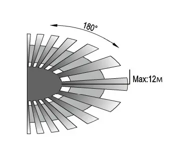 Датчик движения Аско-Укрем ДР-11 черный (A0220010020) - фото №6