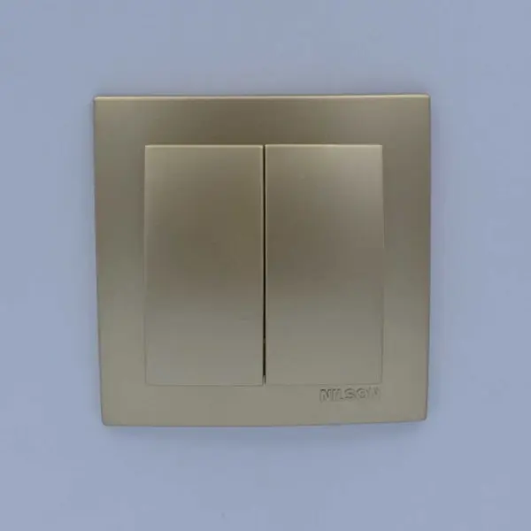 Вимикач Nilson Touran золото 2кл ( 24151003 ) - фото №1