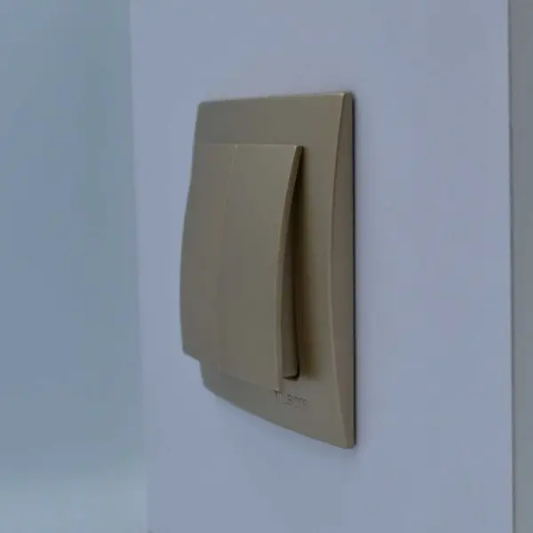 Вимикач Nilson Touran золото 2кл ( 24151003 ) - фото №2